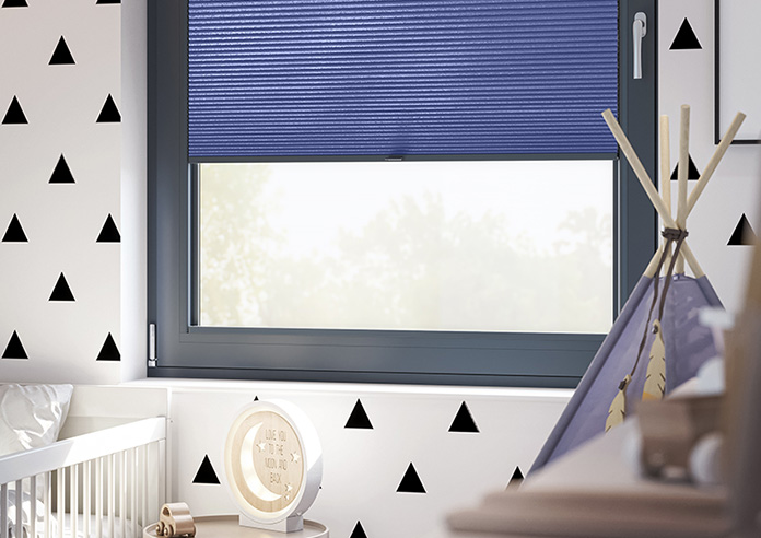 Umbra (Blackout), Denim - Stick Fit Honeycomb Blind - Image 5
